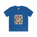 Kids Christmas Jesus Shirt | Snow Angels with Jesus Christian Christmas Kids T Shirt | Joyful Jesus