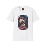 Christian T Shirt | Jesus Playing Guitar at Concert | Joyful Jesus Faith Shirt