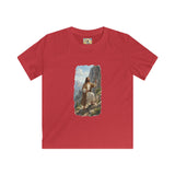Kids God Shirt | Jesus Hiking Mountain Christian Kids T Shirt | Faith Apparel