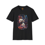 Christian T Shirt | Jesus Playing Guitar at Concert | Joyful Jesus Faith Shirt