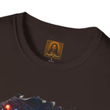 God Shirt | Jesus Playing Drums at Concert Christian T Shirt | Joyful Jesus