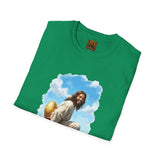 Jesus Easter Egg Shirt, Funny Christian Easter Art, Golden Egg Faith Tee