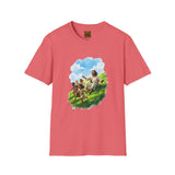 Jesus Easter Egg Roll Shirt, Kids and Jesus Spring Art, Christian Family Tee