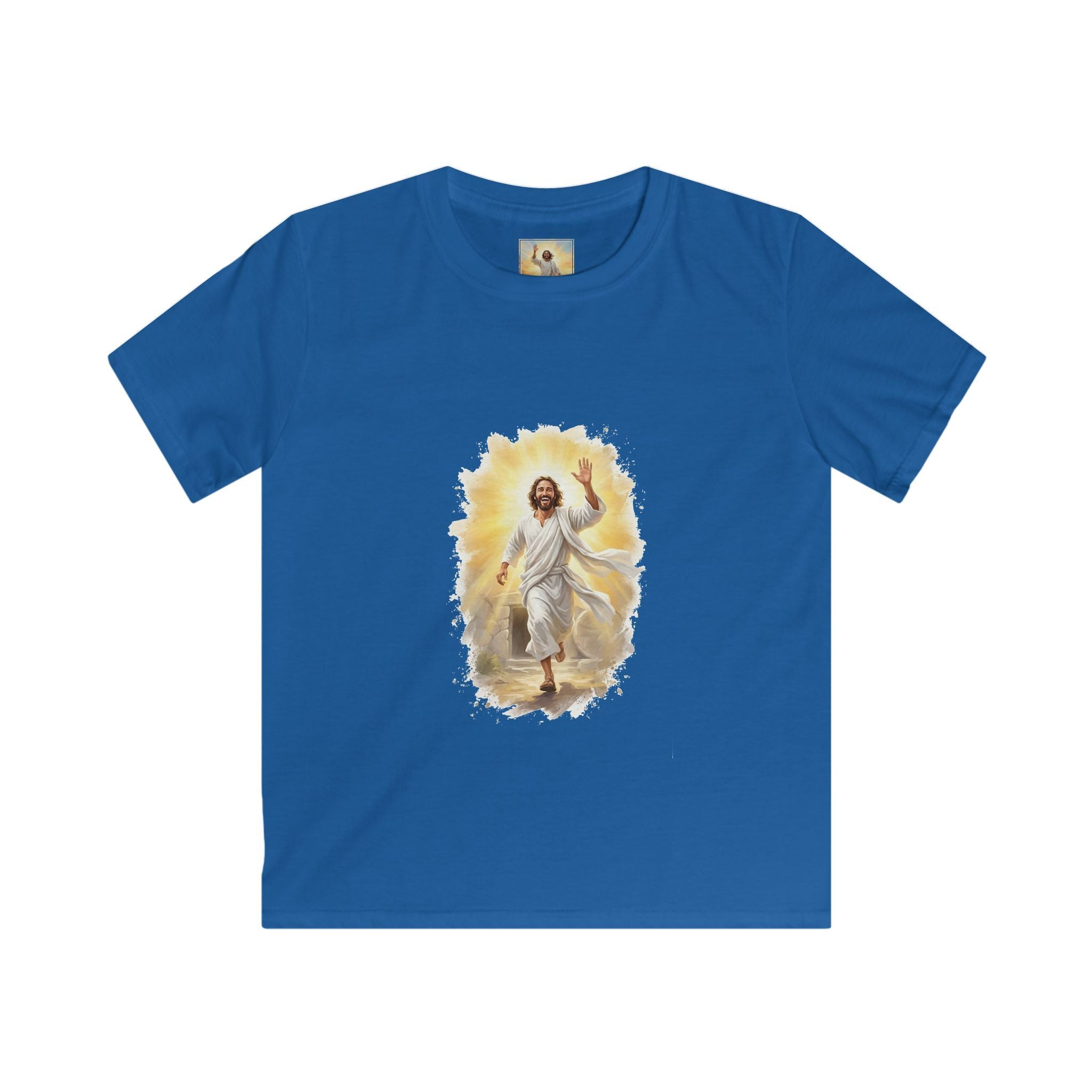 Kids Jesus Shirt | He Is Risen Christian Kids T Shirt | Joyful Jesus