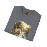 Jesus Shirt | Fly Fishing Jesus Christian Shirt | Joyful Jesus God Shirt