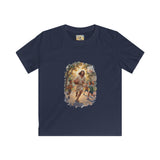 Kids Jesus Basketball Shirt | Jesus Playing Basketball with Kids Christian Kids T Shirt | Joyful Jesus