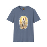 He Is Risen Easter Shirt, Joyful Jesus Resurrection Art, Christian Faith Tee