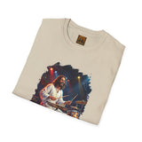 God Shirt | Jesus Playing Drums at Concert Christian T Shirt | Joyful Jesus