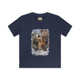 Kids Jesus Caroling Shirt | Jesus Singing Christmas Carols Christian Christmas Kids T Shirt | Joyful Jesus