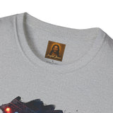 Christian T Shirt | Jesus Playing Bass at Concert | Joyful Jesus God Shirt