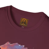 Religious Shirt | Jesus on the Beach at Sunset Christian T Shirt | Joyful Jesus
