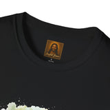 Jesus in the Garden Shirt, Easter Lily Butterfly Art, Christian Spring Tee