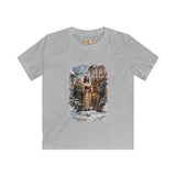 Kids Jesus Caroling Shirt | Jesus Singing Christmas Carols Christian Christmas Kids T Shirt | Joyful Jesus