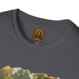 Funny Jesus Shirt | Jesus Playing with Puppies Christian T Shirt | Joyful Jesus