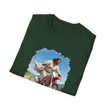 Funny Jesus Shirt | Jesus on a Dirtbike Christian T Shirt | Joyful Jesus