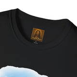 Jesus Painting Easter Eggs Shirt, Joyful Christian Art, Fun Easter Faith Tee