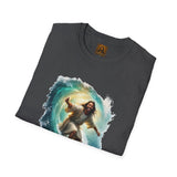 Jesus Shirt | Surfing Jesus Funny Christian T Shirt | Joyful Jesus