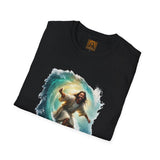 Jesus Shirt | Surfing Jesus Funny Christian T Shirt | Joyful Jesus