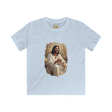 Kids Faith Shirt | Jesus Telling Stories Christian Kids T Shirt | Joyful Jesus