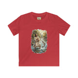 Kids Jesus Shirt | Fly Fishing Jesus Christian Kids T Shirt | Joyful Jesus God Shirt