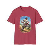 Funny Jesus Shirt | Jesus on a Dirtbike Christian T Shirt | Joyful Jesus