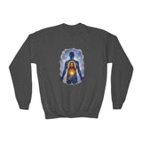 Kids Christian Sweatshirt | The Kingdom is Within God Kids Crewneck Sweatshirt | Joyful Jesus Faith Apparel