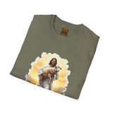 Lost Sheep Jesus Shirt, Good Shepherd Lamb Art, Christian Easter Faith Tee
