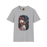 Christian T Shirt | Jesus Playing Bass at Concert | Joyful Jesus God Shirt