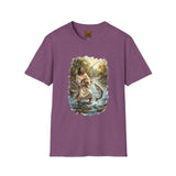 Jesus Shirt | Fly Fishing Jesus Christian Shirt | Joyful Jesus God Shirt