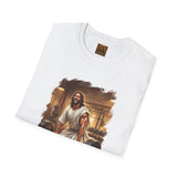 Funny Jesus Shirt | Jesus Lifting Weights Christian T Shirt | Faith Apparel