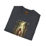 Religious Shirt | Jesus Walking in the Woods Christian T Shirt | Faith Shirt