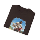Funny Jesus Shirt | Jesus on a Dirtbike Christian T Shirt | Joyful Jesus