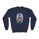 Kids Christian Sweatshirt | The Kingdom is Within God Kids Crewneck Sweatshirt | Joyful Jesus Faith Apparel