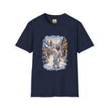 Jesus Snowball Fight Shirt | Funny Christian Christmas T Shirt | Joyful Jesus