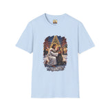 Jesus Hug Shirt | Jesus Embracing a Stranger on Christmas Night Christian Tee | Joyful Jesus