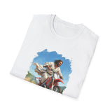 Funny Jesus Shirt | Jesus on a Dirtbike Christian T Shirt | Joyful Jesus