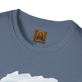 Jesus Shirt | Skiing Jesus Christian Apparel | Joyful Jesus Faith Shirt