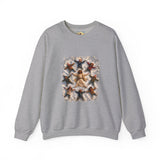 Christmas Jesus Sweatshirt | Snow Angels with Jesus Christian Crewneck Sweatshirt | Joyful Jesus