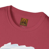 Jesus Shirt | Skiing Jesus Christian Apparel | Joyful Jesus Faith Shirt