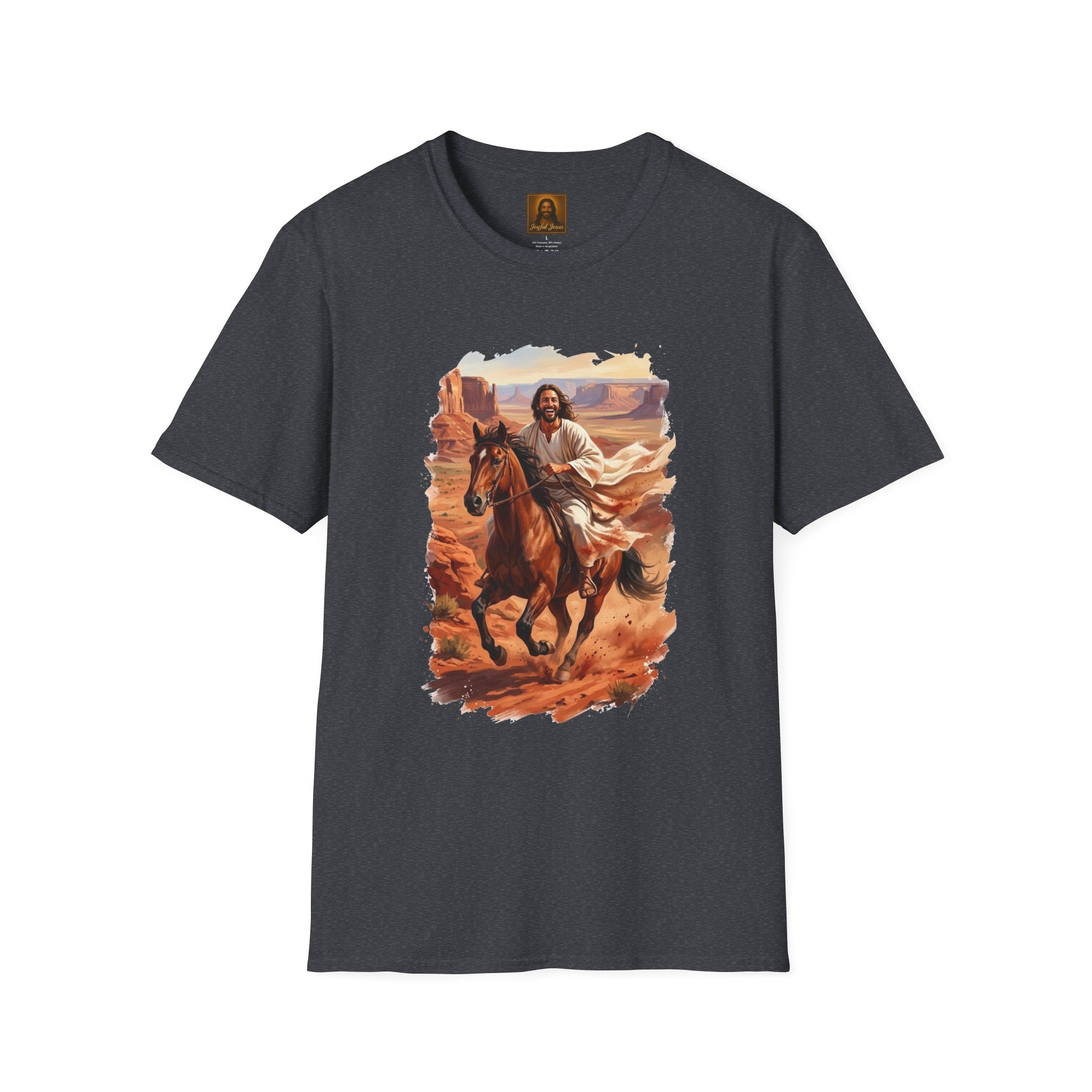 Jesus Shirt | Jesus on Horseback Christian Apparel | Joyful Jesus