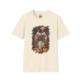 Jesus Santa Hat Shirt | Jesus Down the Chimney with Gifts Funny Christmas T Shirt | Joyful Jesus