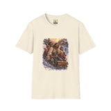 Jesus Christmas Shirt | Sledding with Jesus Christian Christmas T Shirt | Joyful Jesus