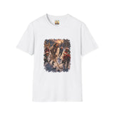 Jesus Hockey Shirt | Jesus Playing Hockey with Kids Christian Christmas T Shirt | Joyful Jesus