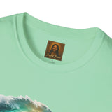 Jesus Shirt | Surfing Jesus Funny Christian T Shirt | Joyful Jesus