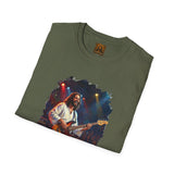 Christian T Shirt | Jesus Playing Bass at Concert | Joyful Jesus God Shirt