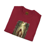 Religious Shirt | Jesus Walking in the Woods Christian T Shirt | Faith Shirt