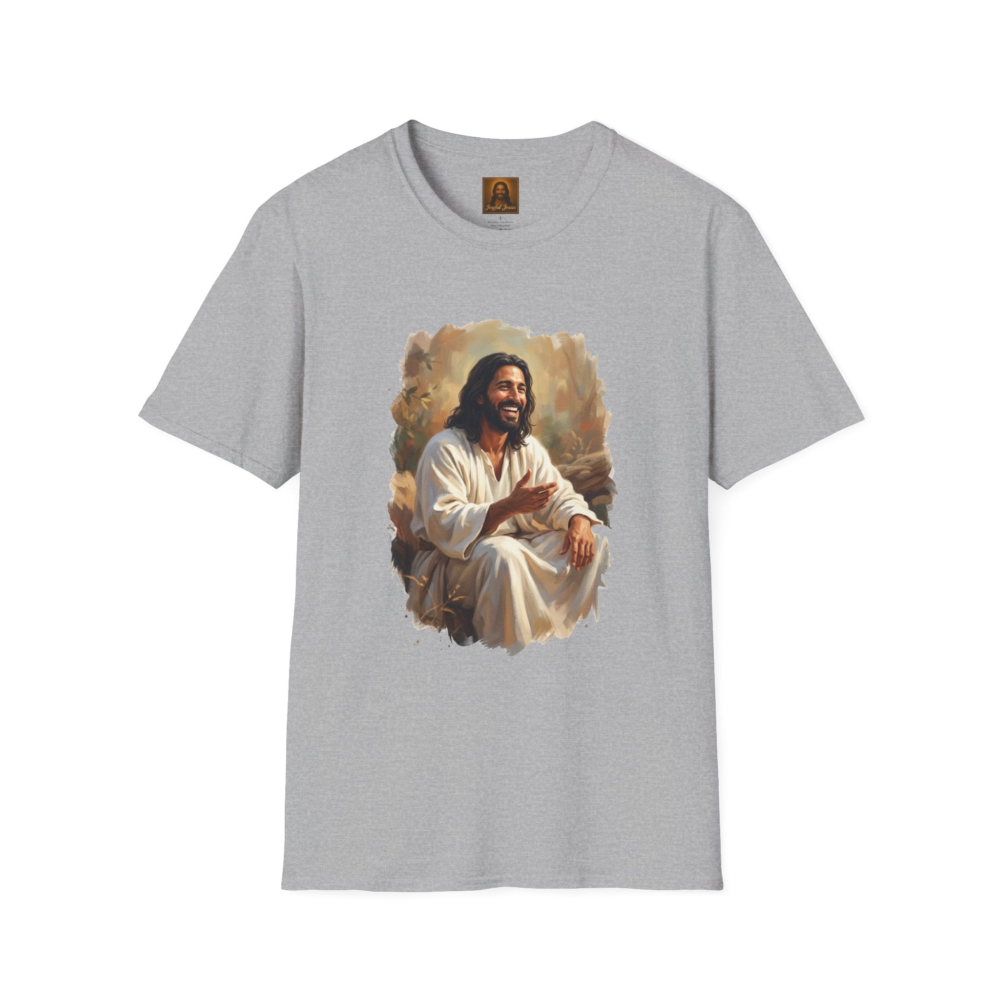 Faith Shirt | Jesus Telling Stories Christian T Shirt | Joyful Jesus