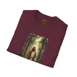 Religious Shirt | Jesus Walking in the Woods Christian T Shirt | Faith Shirt