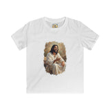 Kids Faith Shirt | Jesus Telling Stories Christian Kids T Shirt | Joyful Jesus