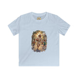 Kids Jesus Basketball Shirt | Jesus Playing Basketball with Kids Christian Kids T Shirt | Joyful Jesus